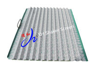 Oil and gas drilling shaker vibrating ss 304 shaker screens Hexagon Hole Shape